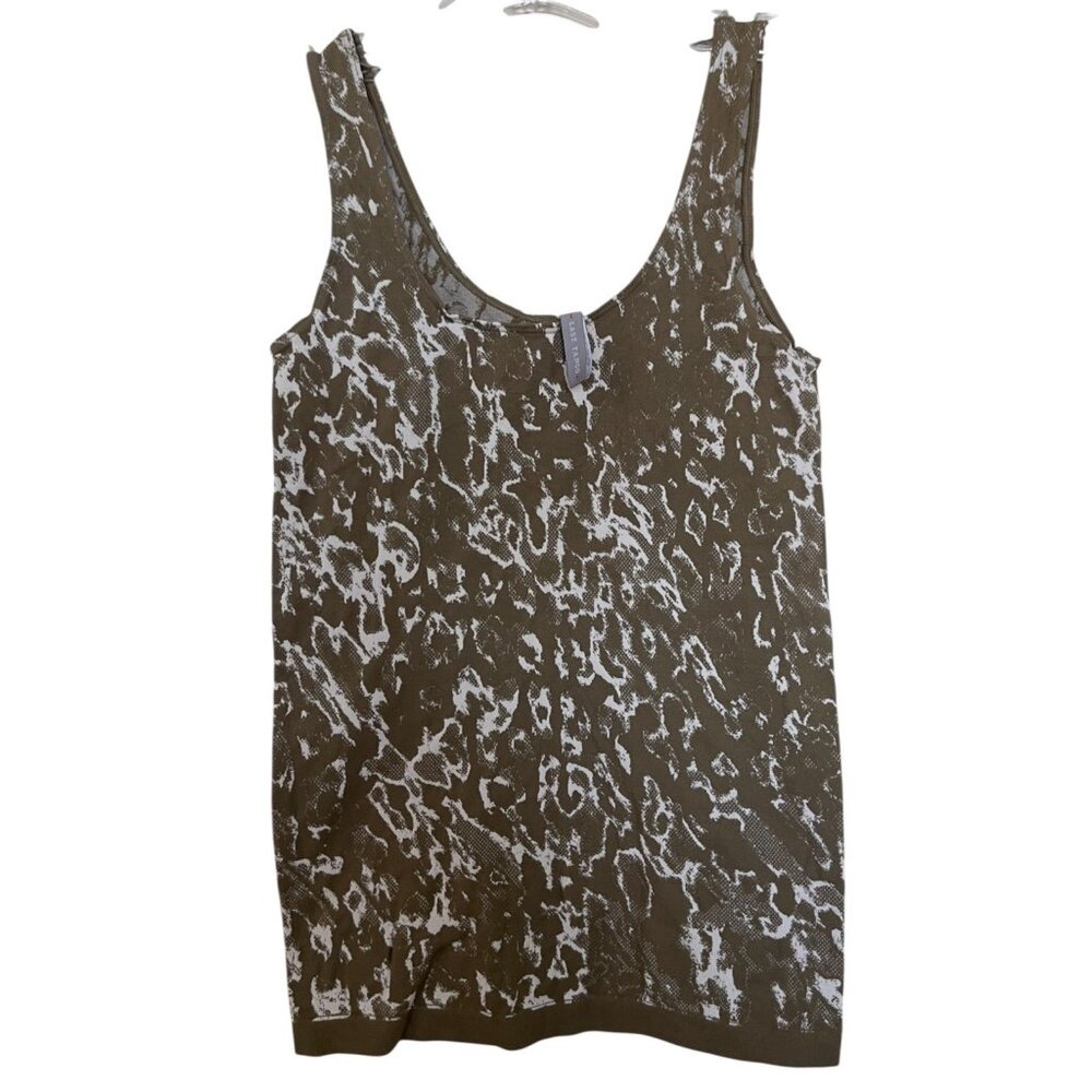 Last Tango Tank Top Women’s Size Small Medium Stretch Tan White
